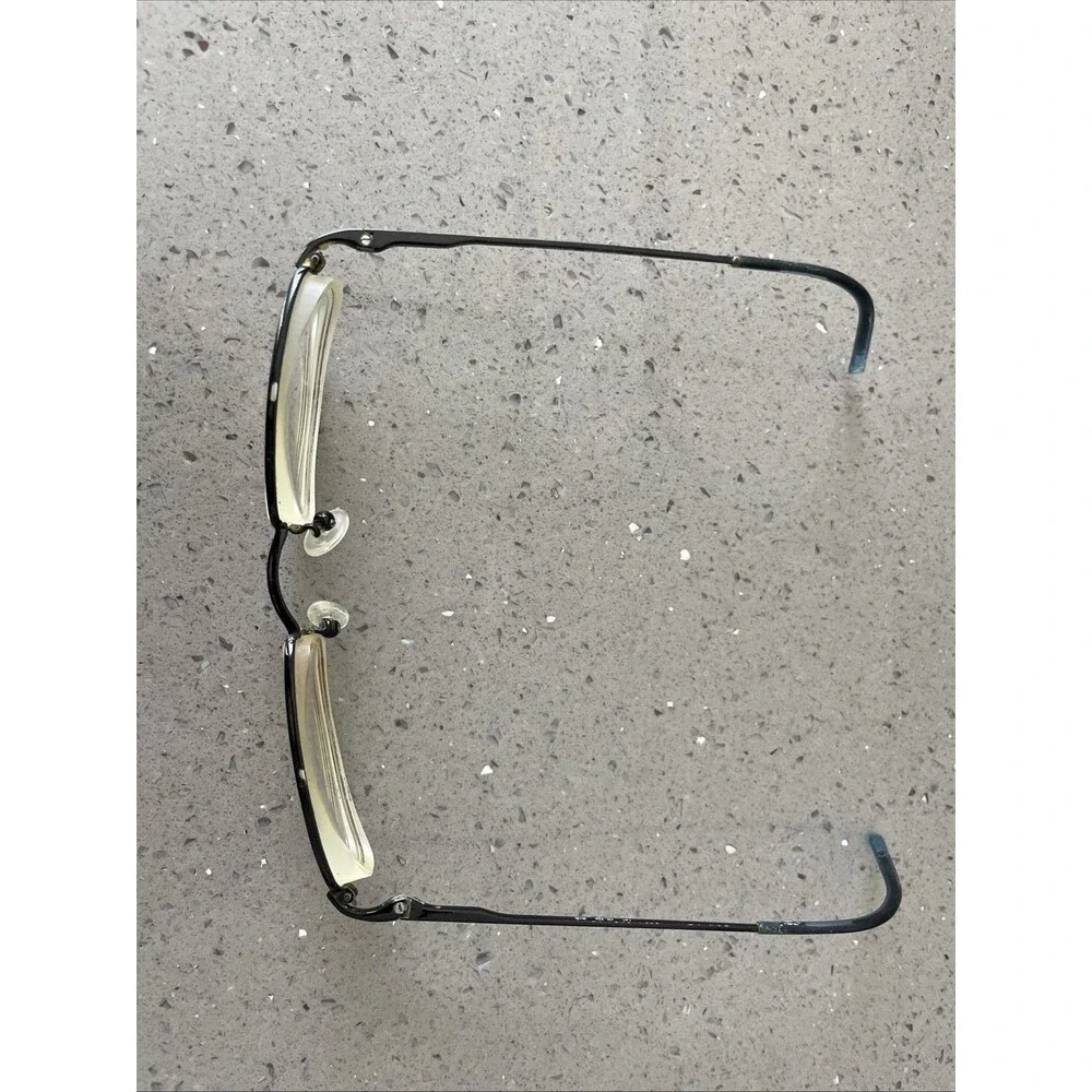 OLIVER OL 226 EYEGLASSES FRAMES ONLY METAL ITaly R1R 49-20-140 Black Full Rim